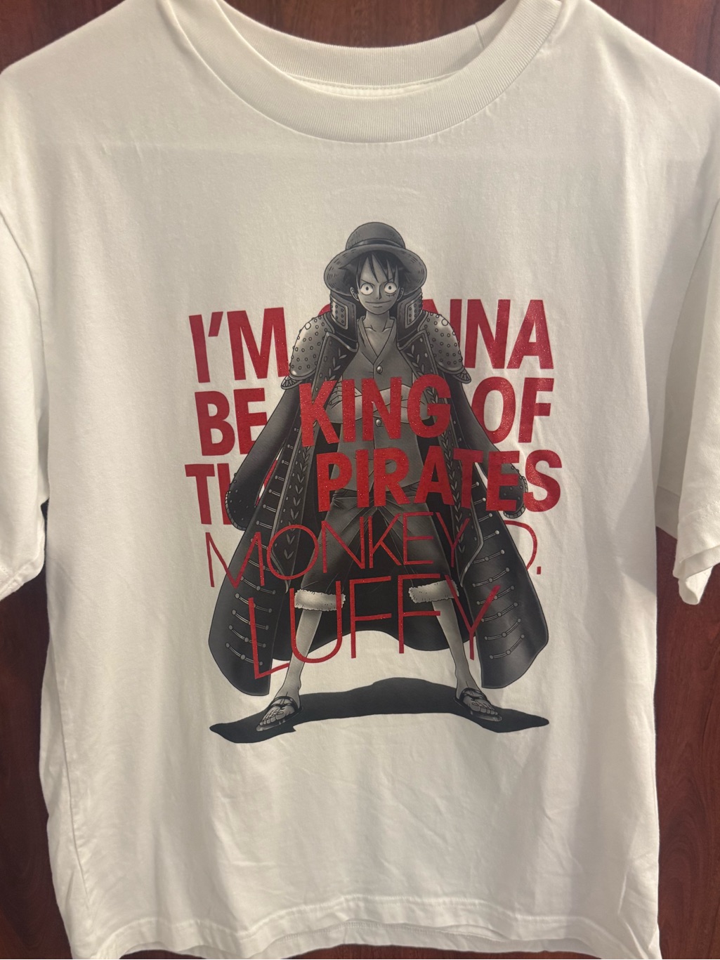 Uniqlo White Ut Archive One Piece Monkey D. Luffy Graphic Tee